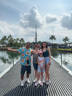 Santos family at Pearl Harbor
